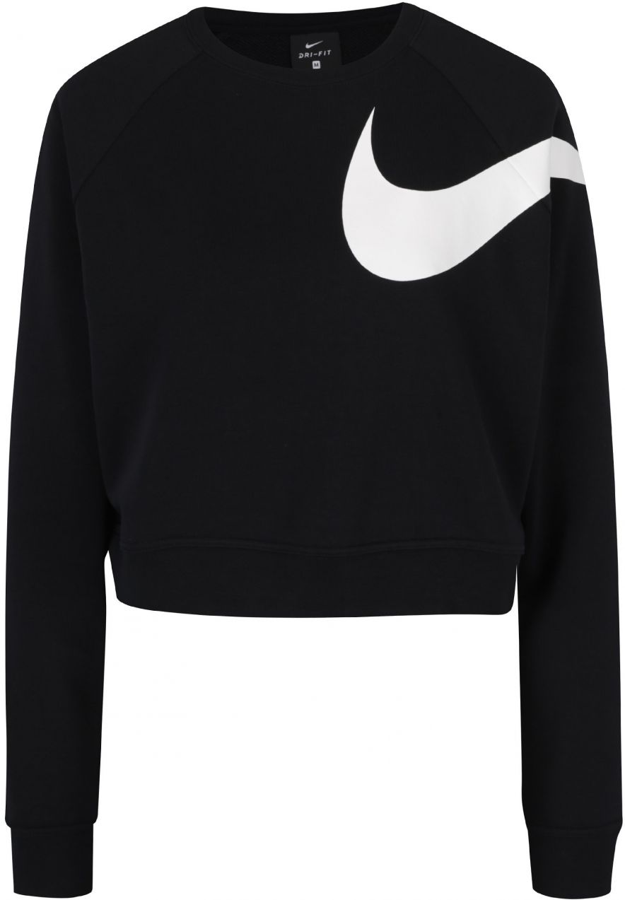 1028464_cierna-damska-volna-kratka-funkcna-mikina-s-potlacou-nike-znacky-nike